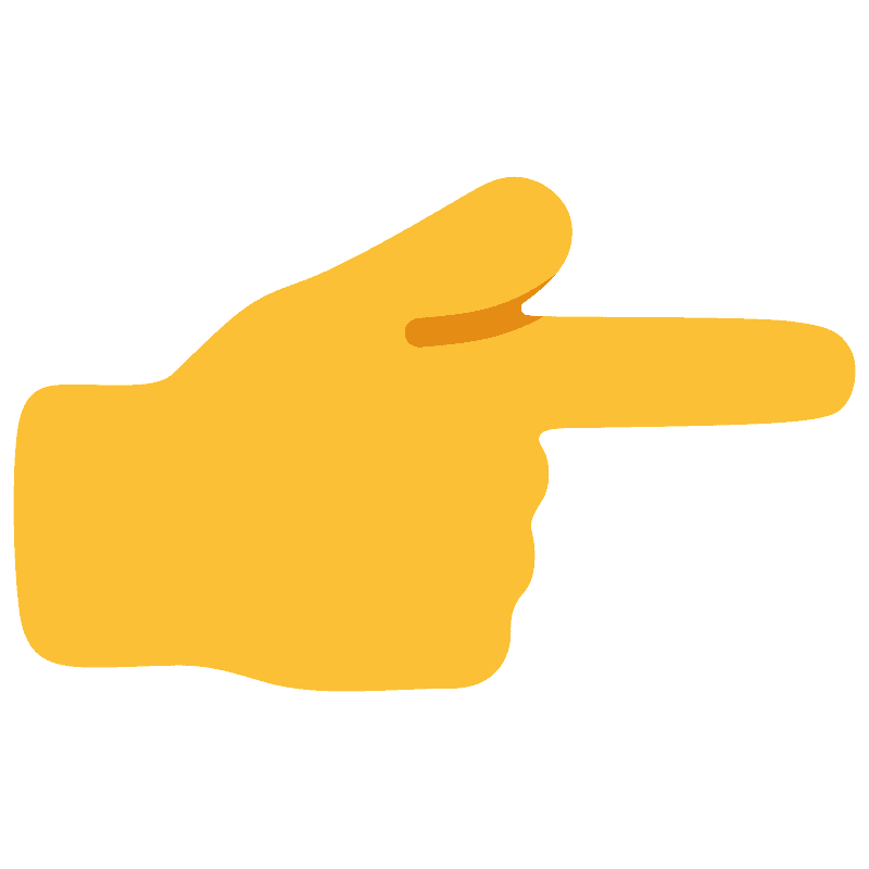 Backhand index pointing right