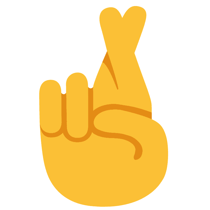 Crossed fingers