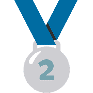 2nd place medal