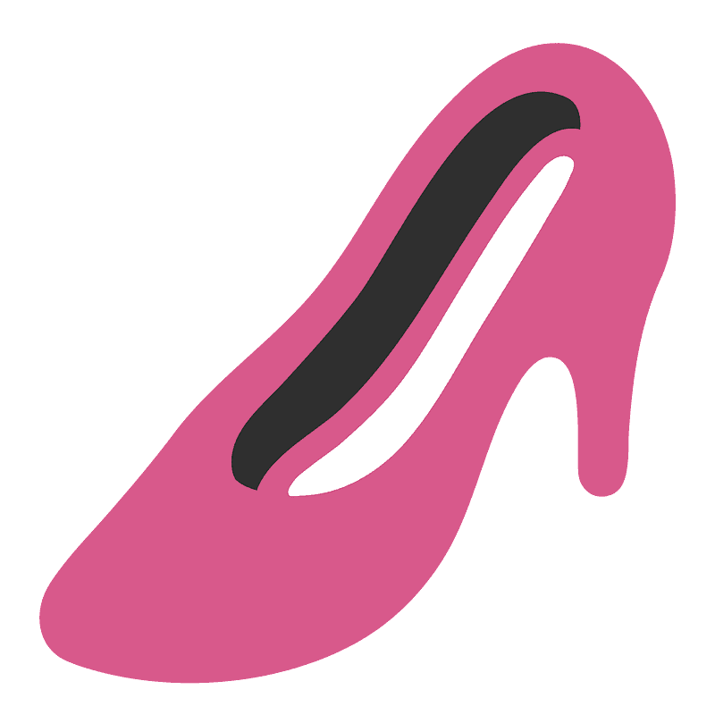 High-heeled shoe