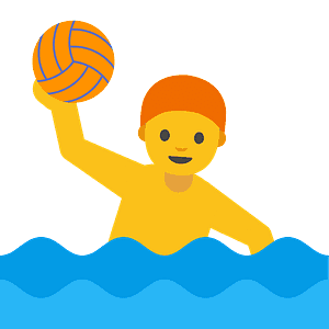 Person playing water polo