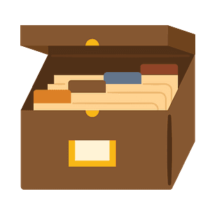 Card file box
