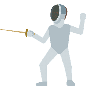Person fencing