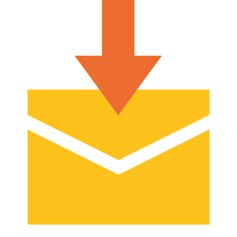 Envelope with arrow