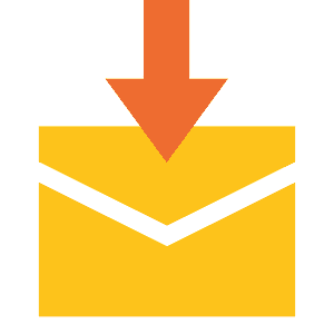Envelope with arrow