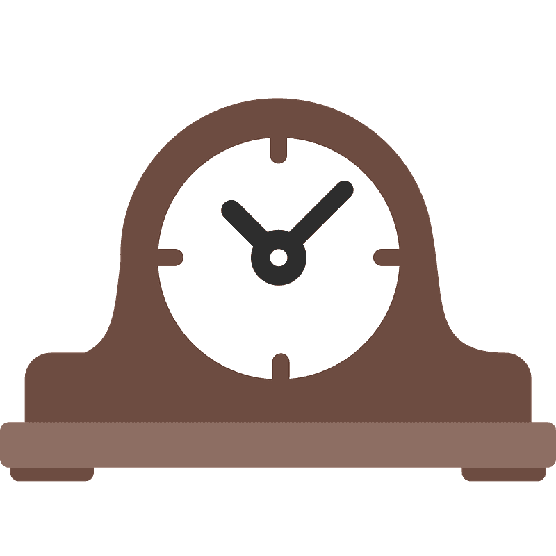 Mantelpiece clock