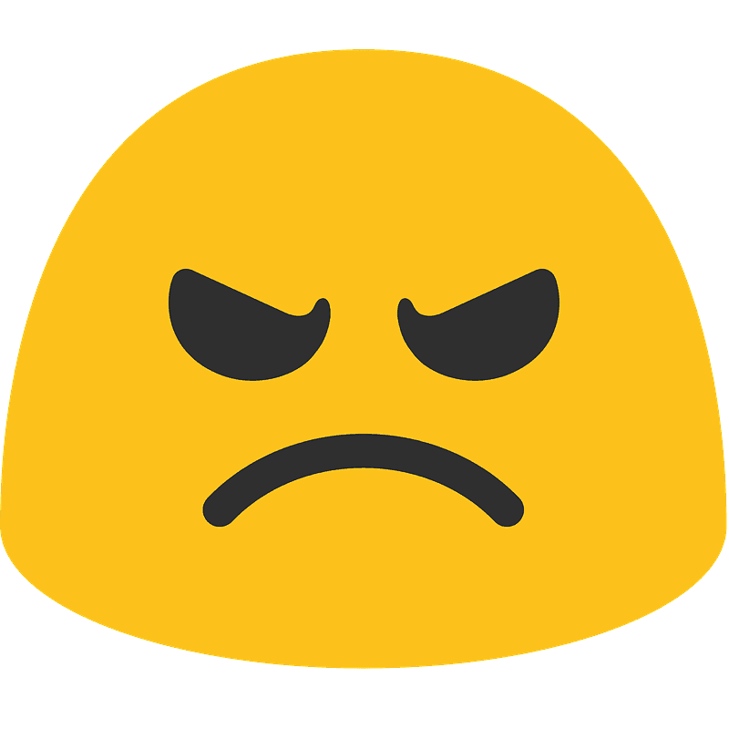 Angry face
