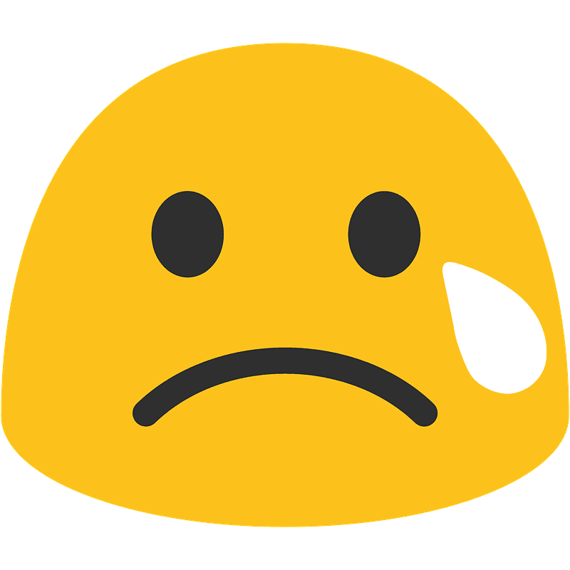 Crying face