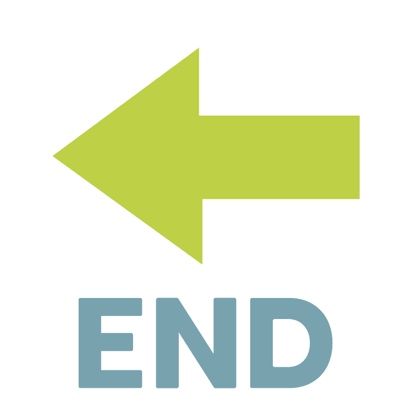 Стрелка с „end“