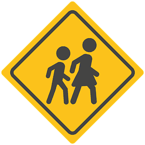Children crossing