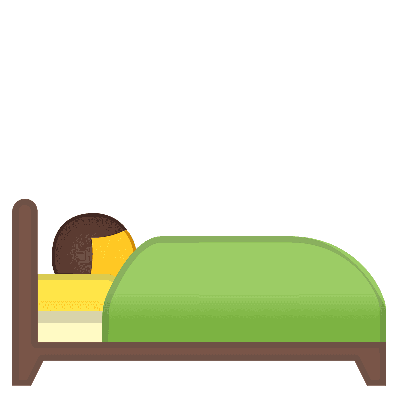 Person in bed