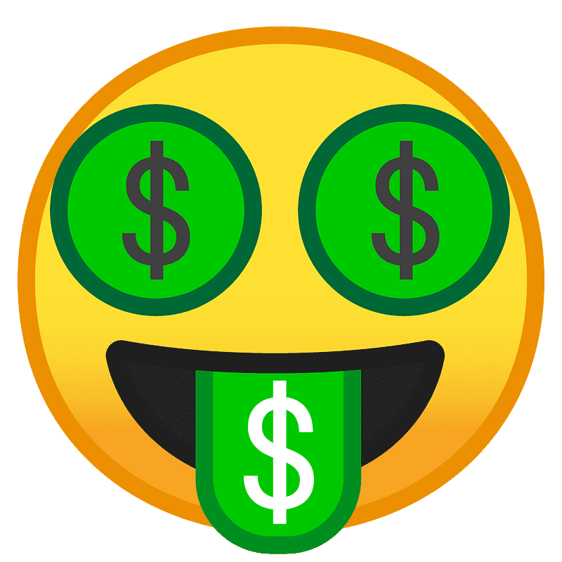 Money-mouth face