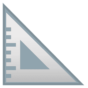 Triangular ruler