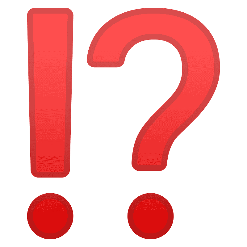 Exclamation question mark