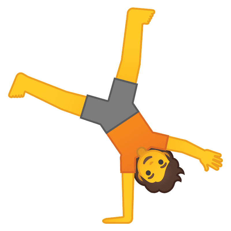 Person cartwheeling