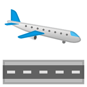 Airplane arrival