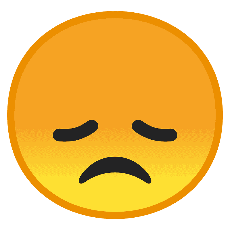 失望した顔