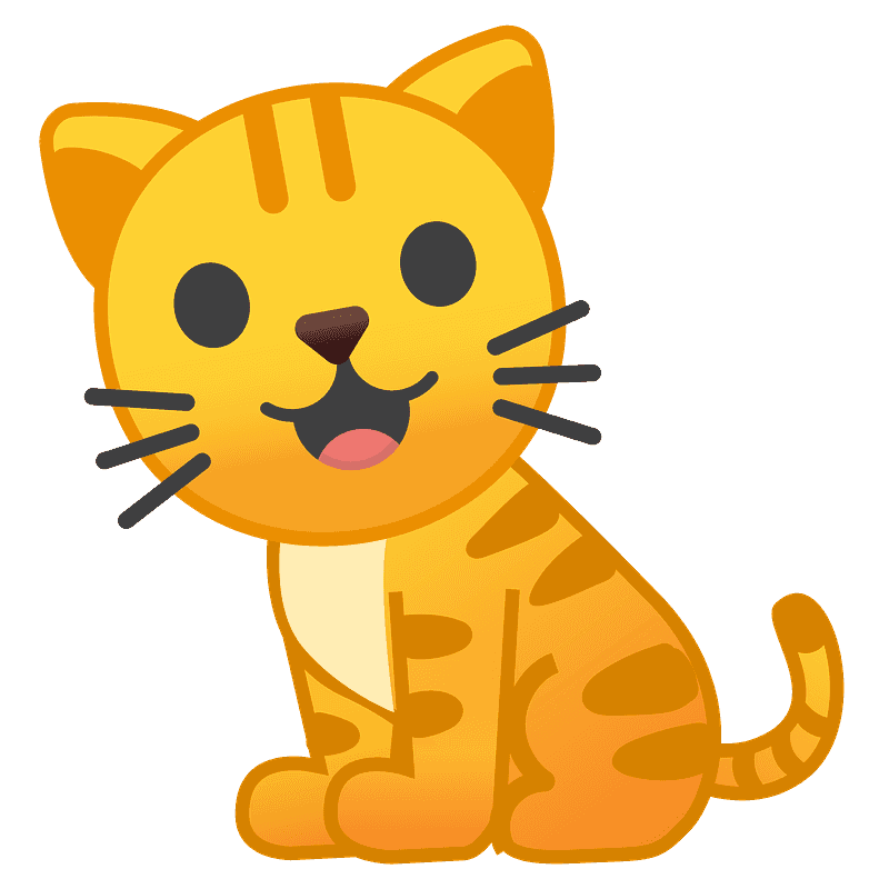 Cat - Free vector emoji on creazilla.com