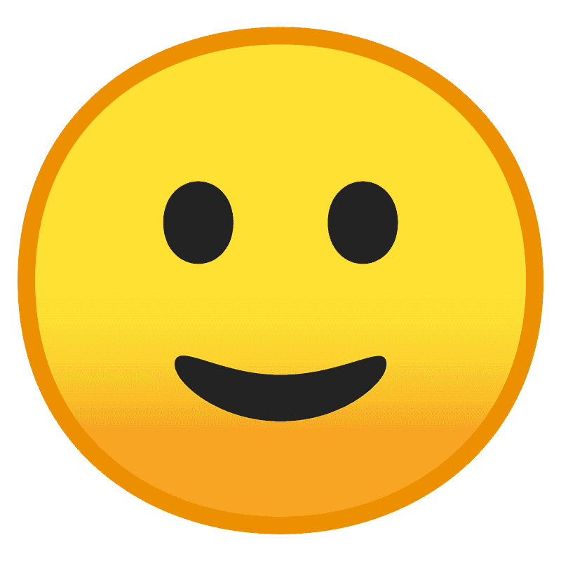Faccina con sorriso accennato