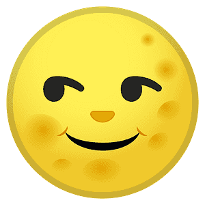 Full moon face