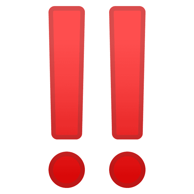 Double exclamation mark