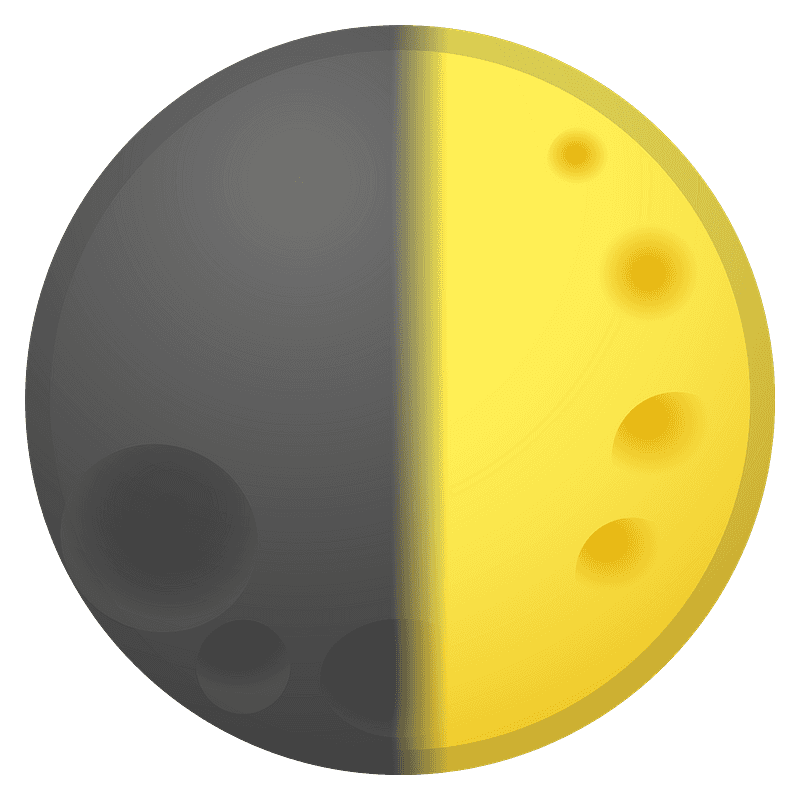 First quarter moon
