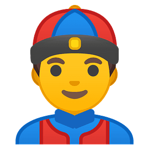 Person with skullcap