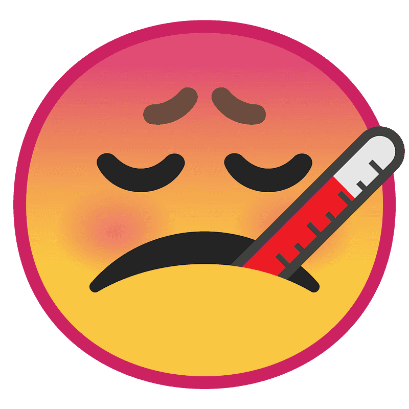 Face with thermometer