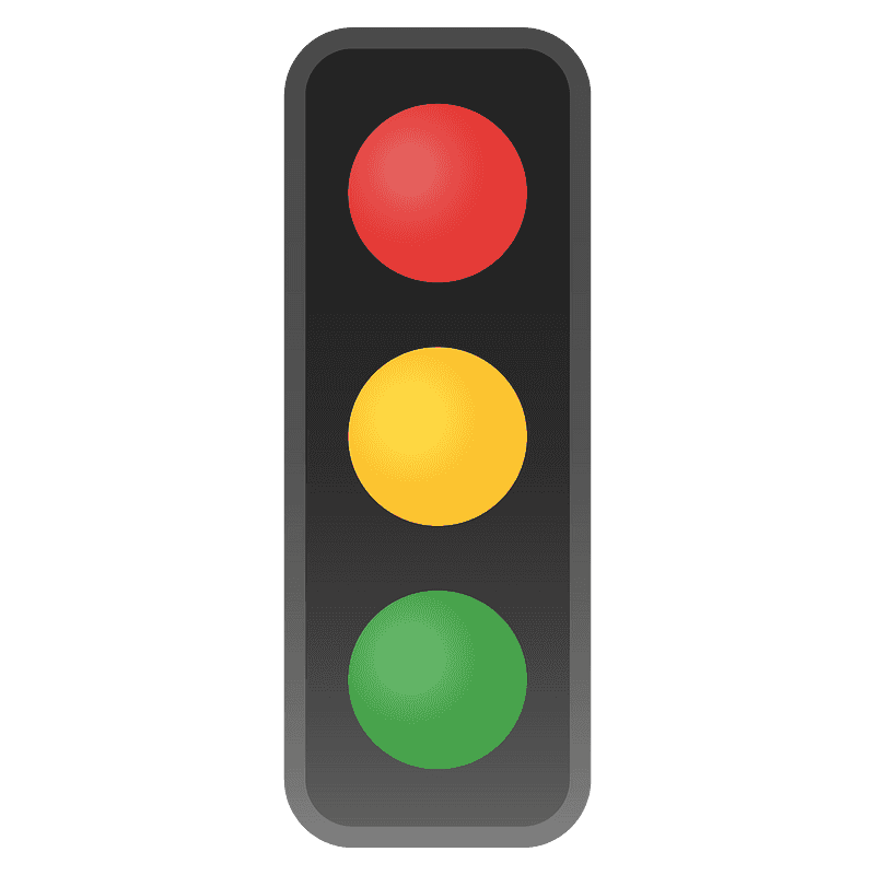 Vertical traffic light