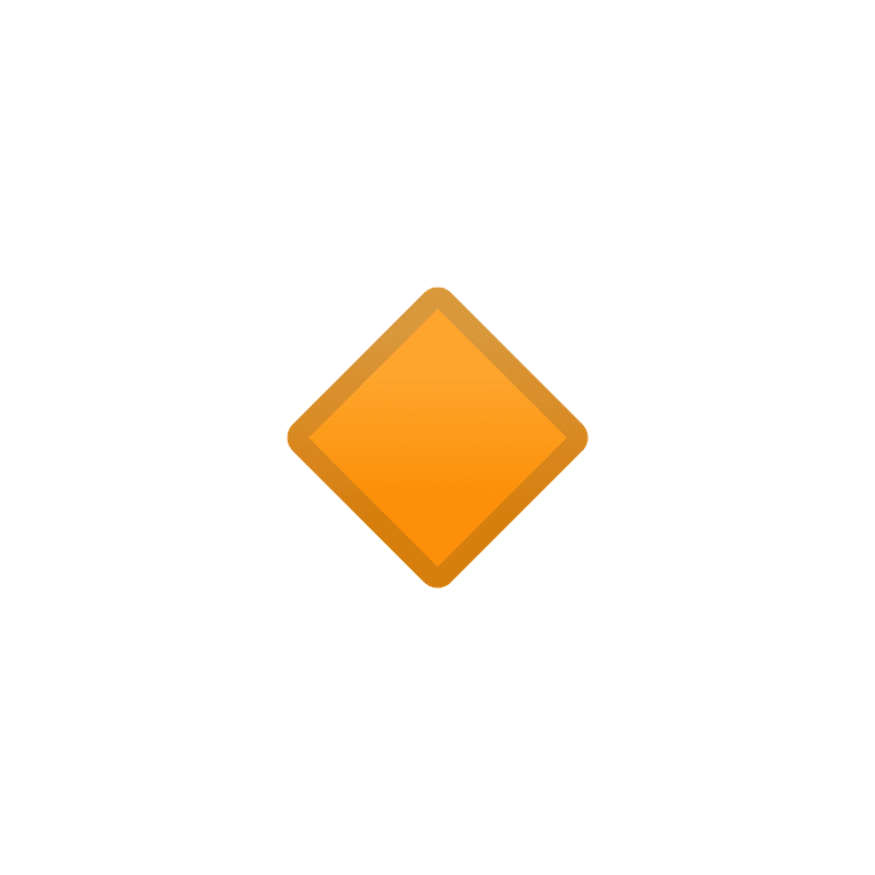 Small orange diamond