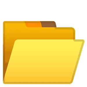 Open file folder