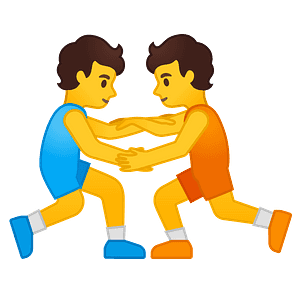 People wrestling