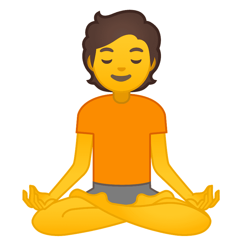 Person in lotus position
