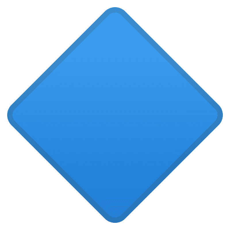 Large blue diamond
