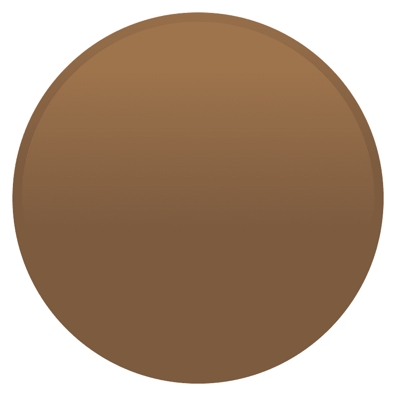 Brown circle
