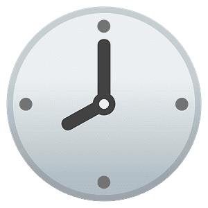 Eight o’clock