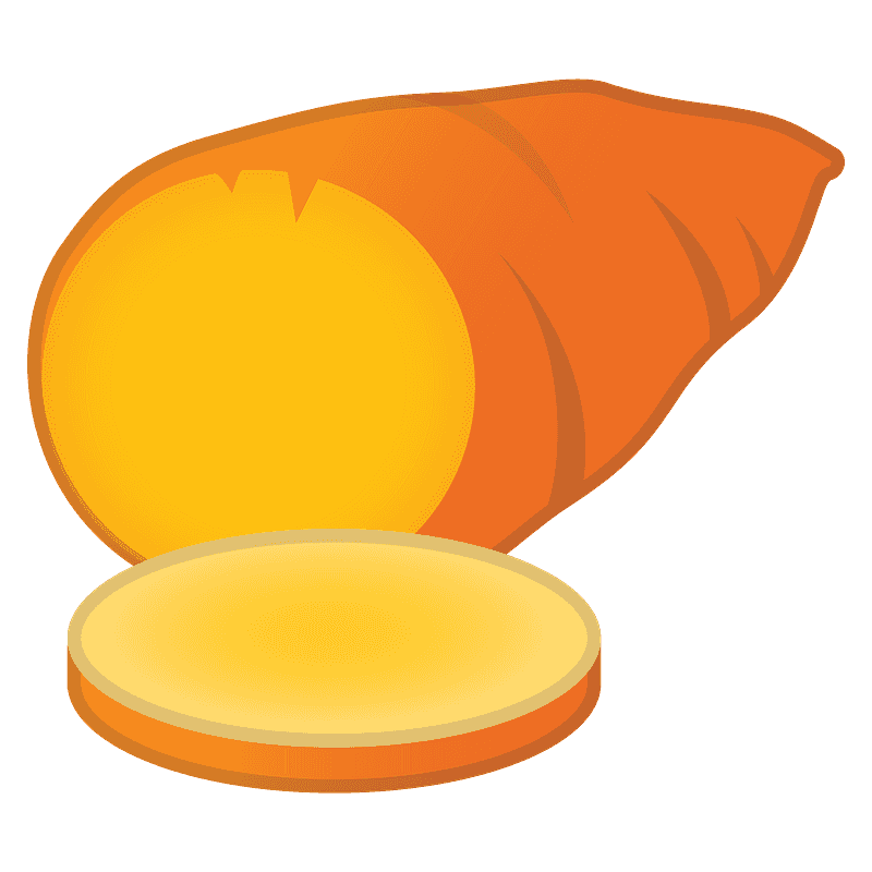 Roasted sweet potato