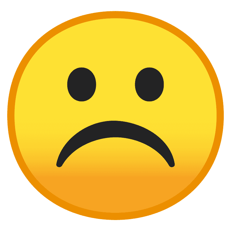 Frowning face