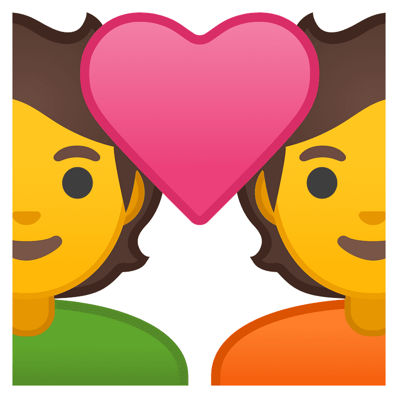 Couple with heart