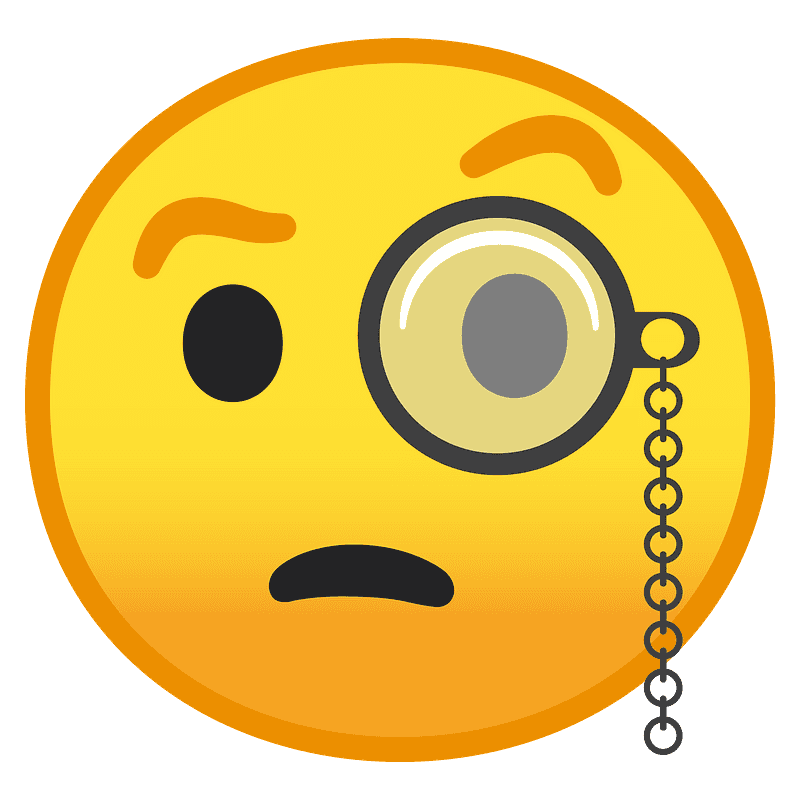Face with monocle