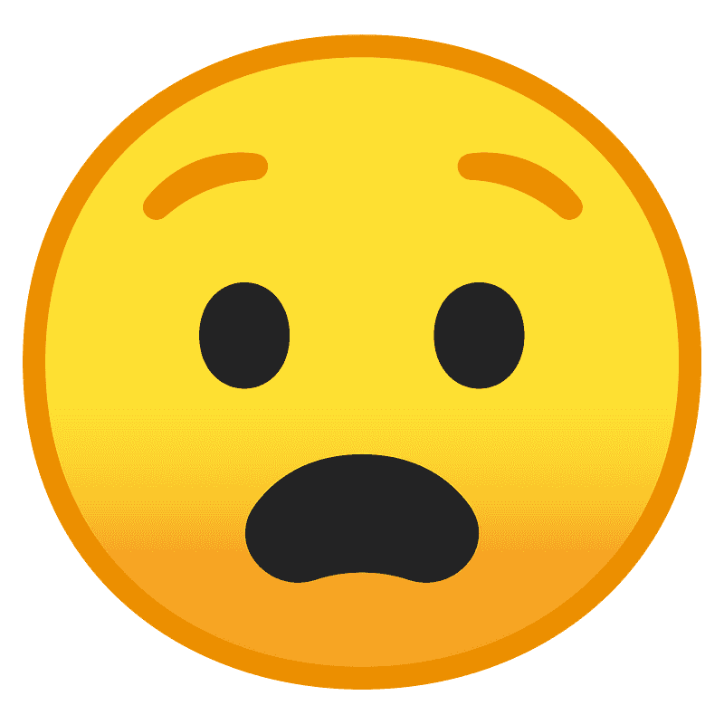 Anguished face