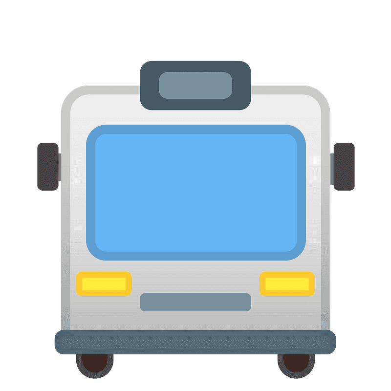 Oncoming bus