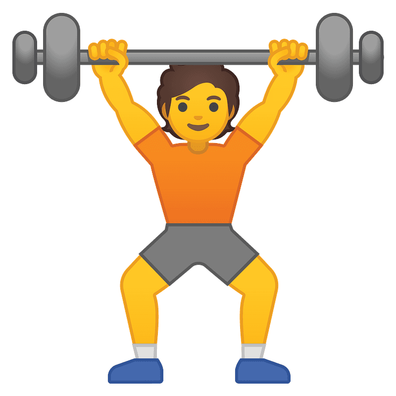 Person lifting weights