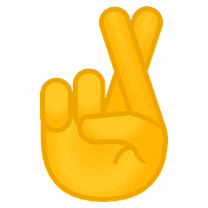 Crossed fingers
