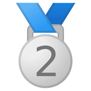 2nd place medal