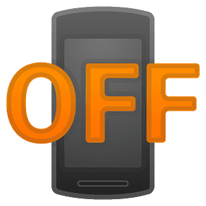 Mobile phone off