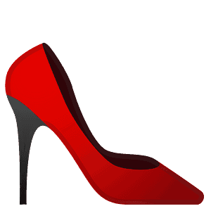 High-heeled shoe