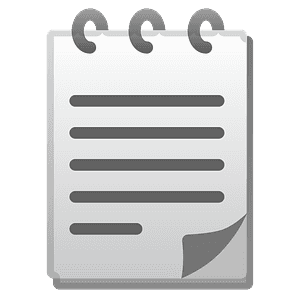 Spiral notepad