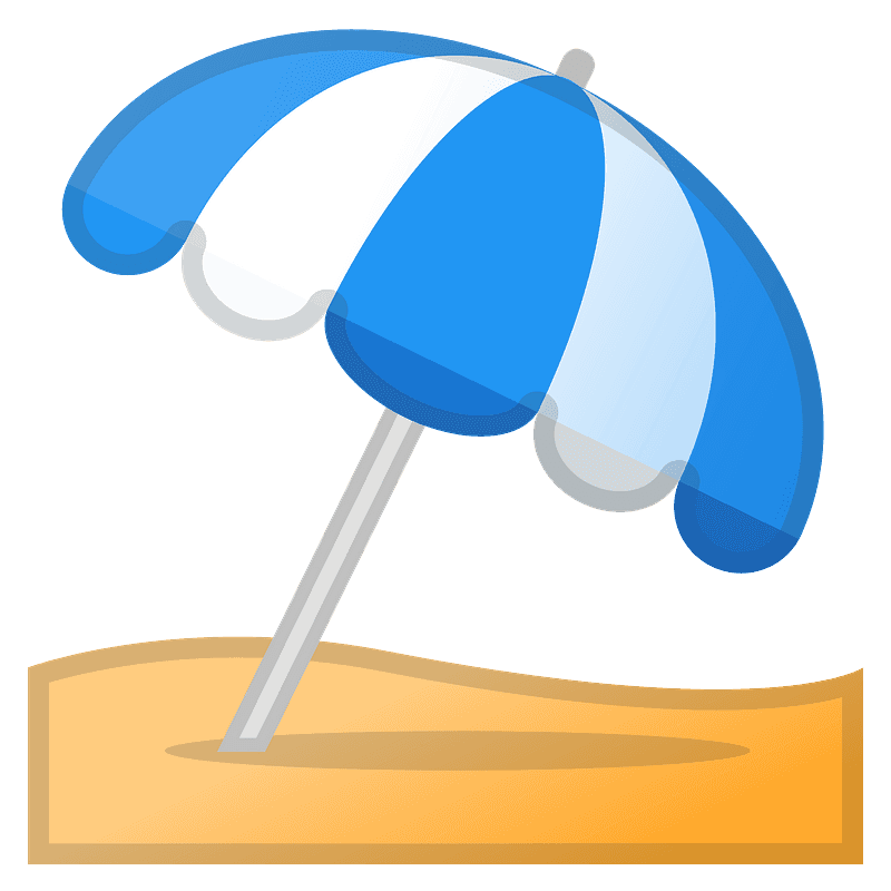Umbrella on ground