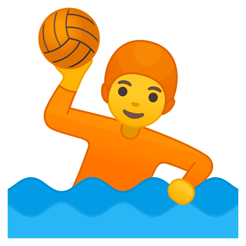 Person playing water polo